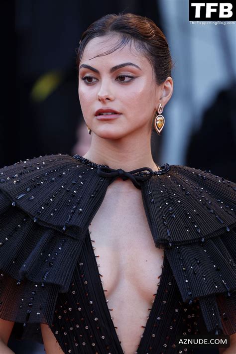 Camila Mendes Sexy Seen Showcasing Her Hot Tits At The Venice International Film Festival In