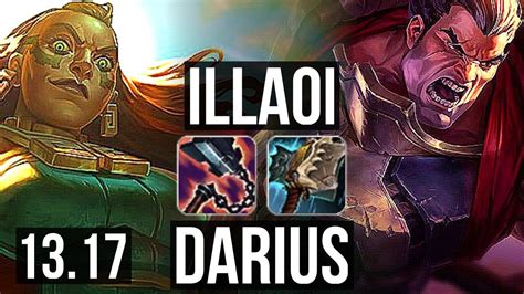 Illaoi Vs Darius Top 6 0 1 Rank 6 Illaoi 2 3m Mastery 6 Solo