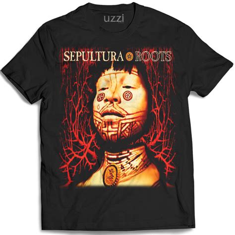 Camiseta Sepultura Roots Camisa De Banda De Rock Shopee Brasil