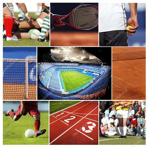 Sports Collage Stock Photo Affiliate Collage Sports Photo