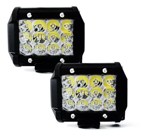 Par Faro W Leds Dually Creed Fija Estrobo Premium