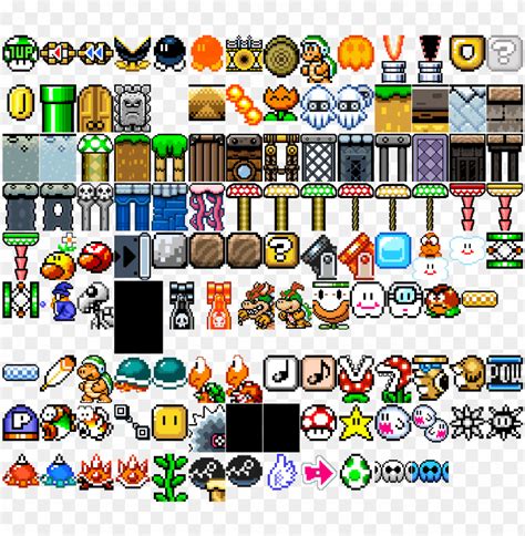 Super Mario World Background Sprites Akjeras