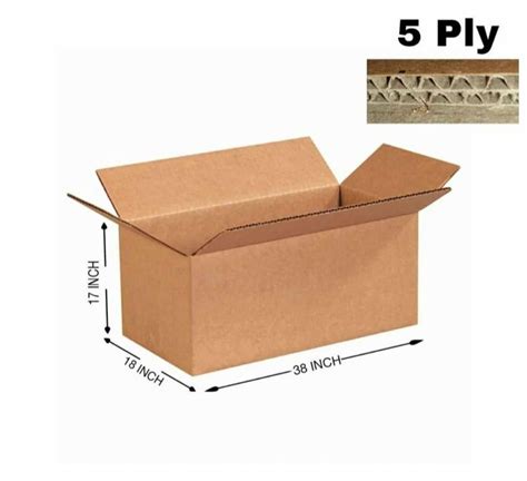 5 Ply Corrugated Cardboard Box At Rs 56 Piece 5 Ply Box In Raigad