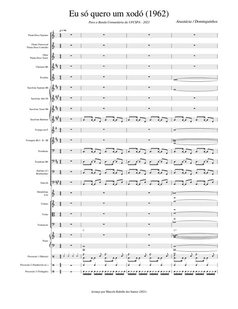 Eu só quero um xodó – Dominguinhos Sheet music for Piano, Trumpet (In B