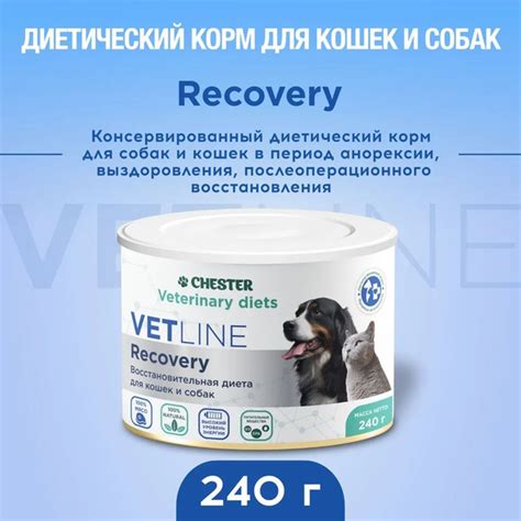 Корм для собак и кошек CHESTER VetLINE Recovery консервированный ...