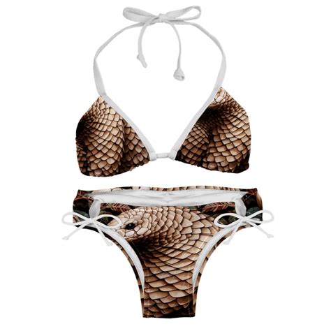 Pangolin Swimming Suit Bikini Set Bikinis Detachable Sponge Adjustable Strap Two Pack Beach