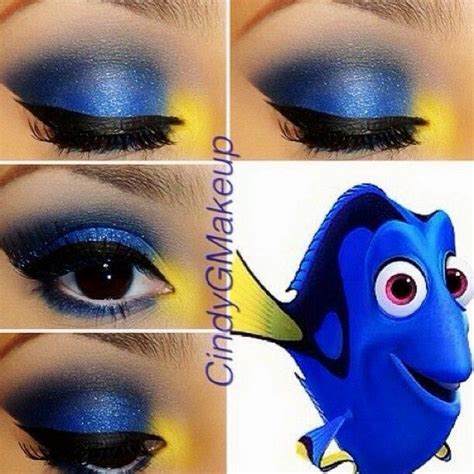 Disneybound Makeup: Finding Nemo- Dory | Disney inspired makeup, Disney ...