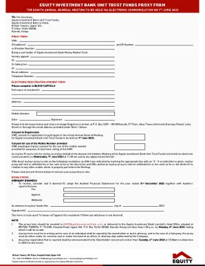 Fillable Online B Eib Unit Trust Proxy Form Bf Th Agm June Copy