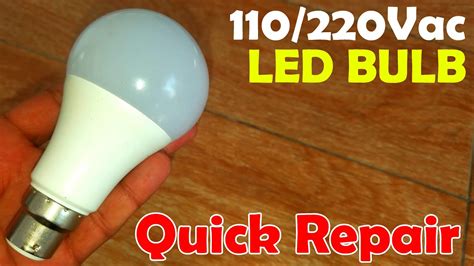 How To Repair Led Bulb In Minutes Led Bulb Repair Led Bulb