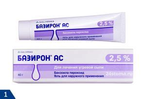 Базирон АС от прыщей – отзывы дерматологов, инструкция, аналоги
