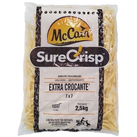 Batata Sure Crisp Mm Mccain Pacotes De Kg Caixa Kg