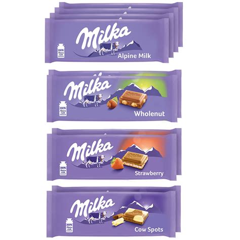 Buy Milka European Chocolate Bars Variety Pack Alpine Milk Chocolate