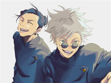 Download Satoru Gojo Suguru Geto Anime Jujutsu Kaisen Hd Wallpaper By 膝小僧太郎