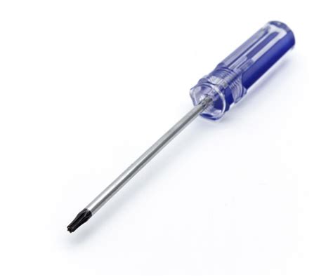 Screwdriver Torx T8. Hardened steel point.