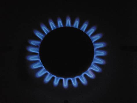 photo natural gas burner gas fire heat stove blue hippopx