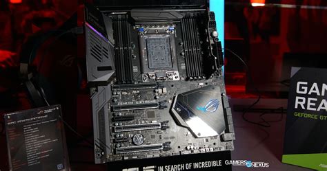 ASUS Shows Off Flagship ROG Zenith Extreme X399 Motherboard - PC ...