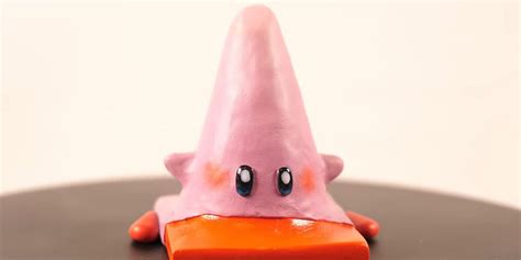 Artist Creates Clay Figures of Kirby Eating Various Objects with Mouthful Mode