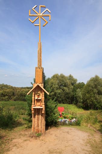 Old Russian Kolovrat Stock Photo - Download Image Now - Architecture ...