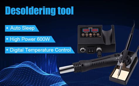 Defabee Pcs Soldering Station In Hot Air Functions Digital Display Soldering Iron