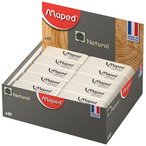 Купить Ластик Maped "Dessin", со скошенным краем, 54*18*8,8 мм, белый ...