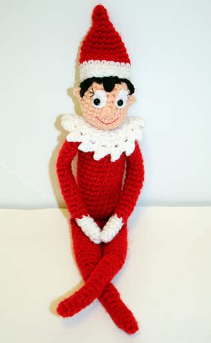 Ravelry: Holiday Shelf Elf Crochet Doll pattern by Mary Smith