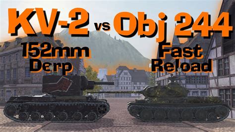 Wot Blitz Face Off Kv Vs Obj Youtube