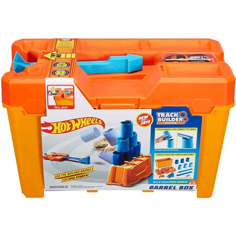 Hot Wheels Gcf Track Builder Barrel Box Big Brands Big Savings
