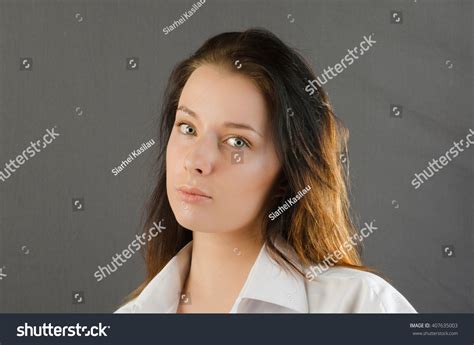 Beautiful Woman Portrait Nude Shoulders Female Stock Photo 407635003 Shutterstock