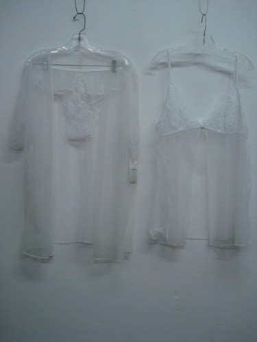 Usa Made Nancy King Lingerie Piece Baby Doll Pajama Size White Xl X Q Ebay