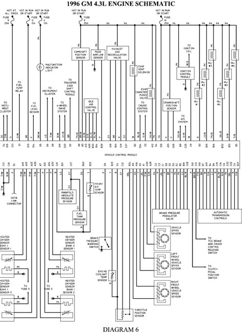 85 S10 V6 Engine Wiring Diagrams