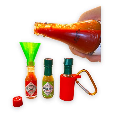 Mini Tabasco Hot Sauce Lover Gift Set Includes 3 Mini Hot Sauce