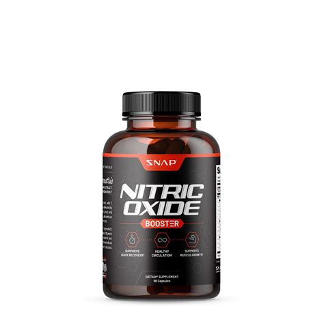 Nitric Oxide Booster 90 Capsules 90 Servings Gnc