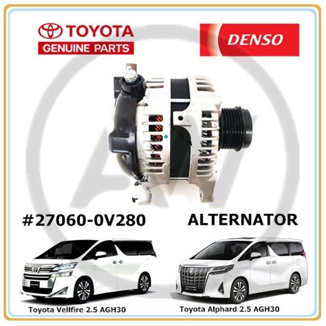 Original Denso Toyota Alphard Vellfire Agh Alternator