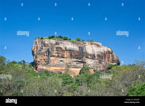 sigiriya rock fortress sri lanka stock photo alamy