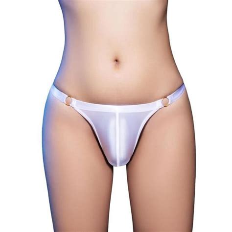 Dpois Mini String Homme Sexy Hot Tanga Taille Basse T Back Briefs Thong Sissy Sous V Tements De