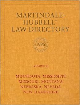 Martindale Hubbell Law Directory - Volume 10 (Martindale Hubbell Law ...