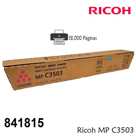 Toner Ricoh Magenta Mp C Original G Limagars Peru