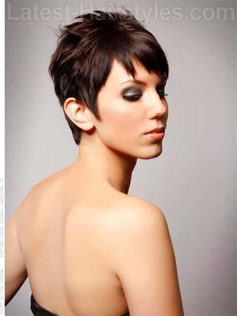 Great Brunette Pixie Hairstyles Pixie Cut Haircut For