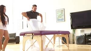 Splendid Brunette Wearing White Crop Top An XXX Dessert Picture 10