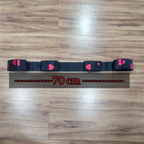 Kit Bondage Coração Separador de Pernas e Punhos Aline Lingerie