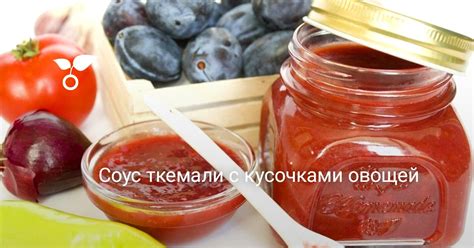 Соус ткемали с кусочками овощей. Пошаговый рецепт с фото — Ботаничка