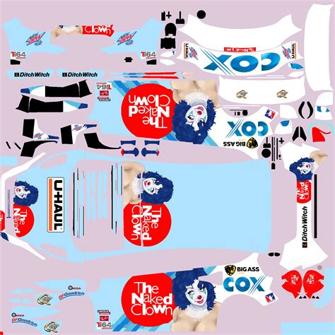 Ford Fiesta Naked Clown By Clyde Coman Trading Paints