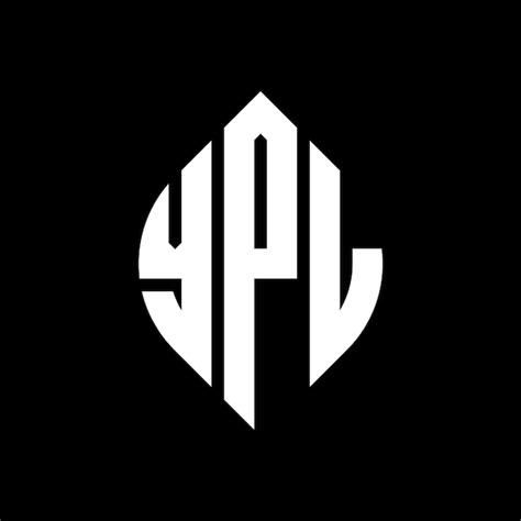 Premium Vector Ypl Circle Letter Logo Design With Circle And Ellipse