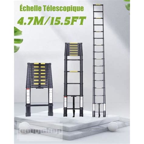 Leyshop Chelle T Lescopique M Echelle De Toit En Aluminium En