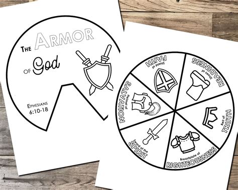 Free Printable Armor Of God Worksheets