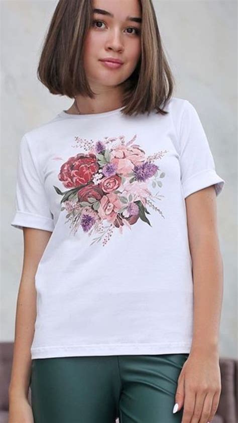 Pina T Shirts For Women Tops Fashion Custom T Shirts Flowers Moda