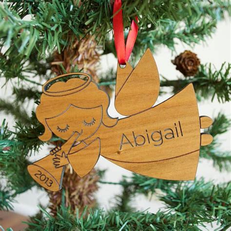 PERSONALIZED WOOD ORNAMENTS