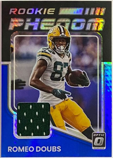 Romeo Doubs 2022 Panini Donruss Optic Football Green Bay Packers Rookie