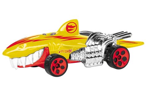 Masinuta Cu Lumini Si Sunete Sharkruiser Hot Wheels Galben Green Future