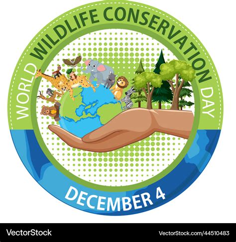 World Wildlife Conservation Day Banner Design Vector Image